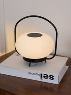 Masker Sculpted Globe Table Light