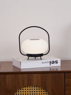 Masker Sculpted Globe Table Light