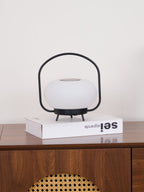 Masker Sculpted Globe Table Light