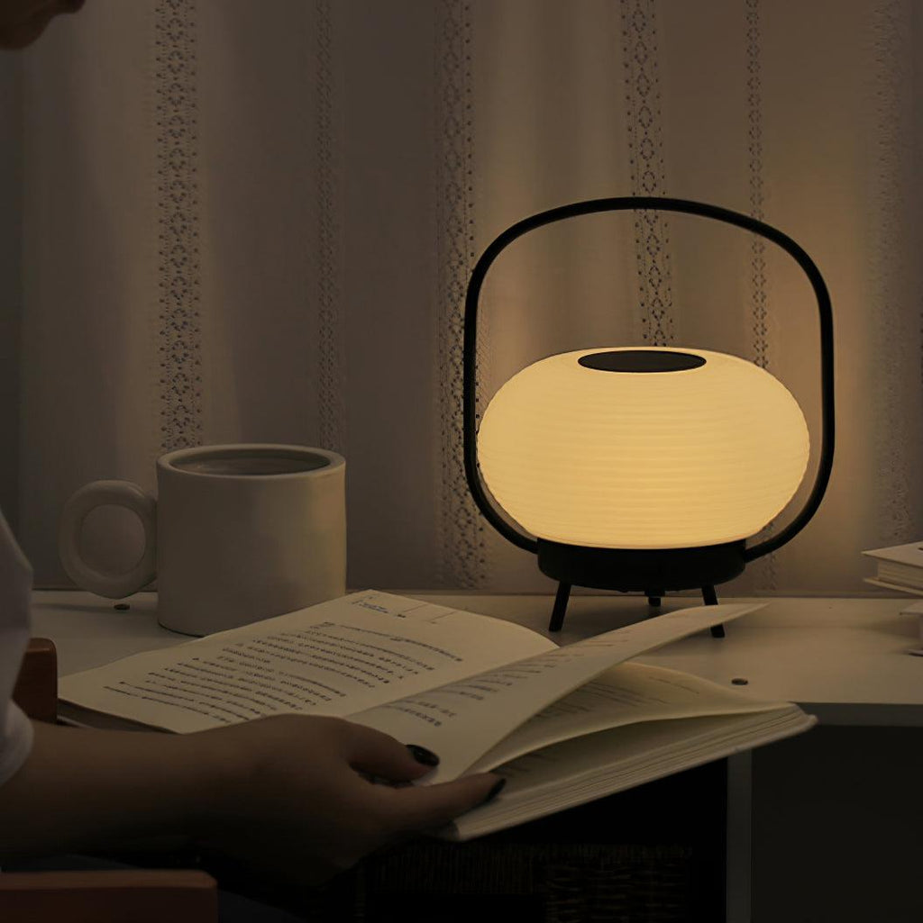 Masker Sculpted Globe Table Light