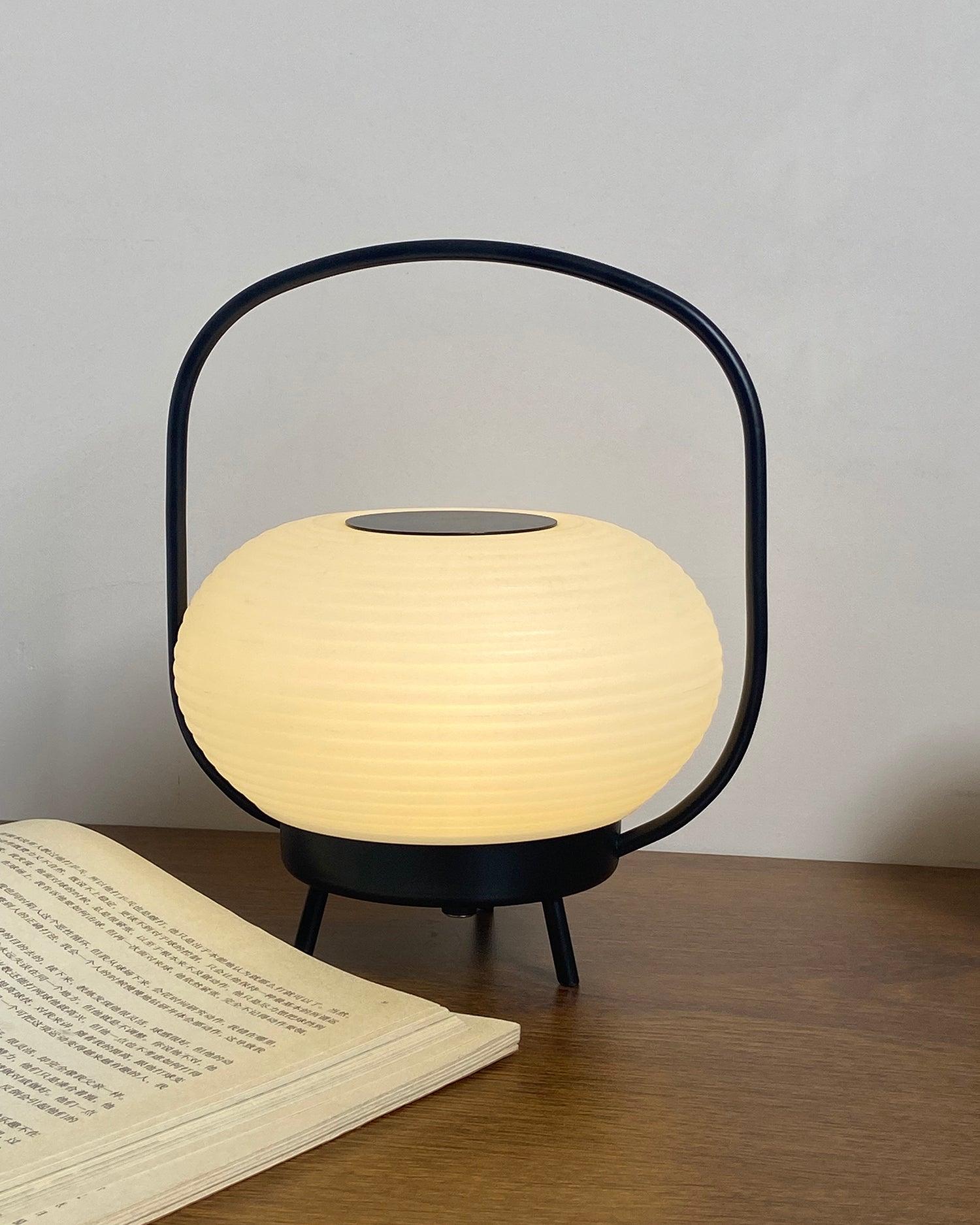 Masker Sculpted Globe Table Light