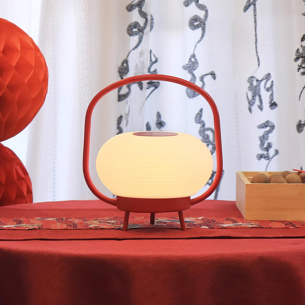 Masker Sculpted Globe Table Light