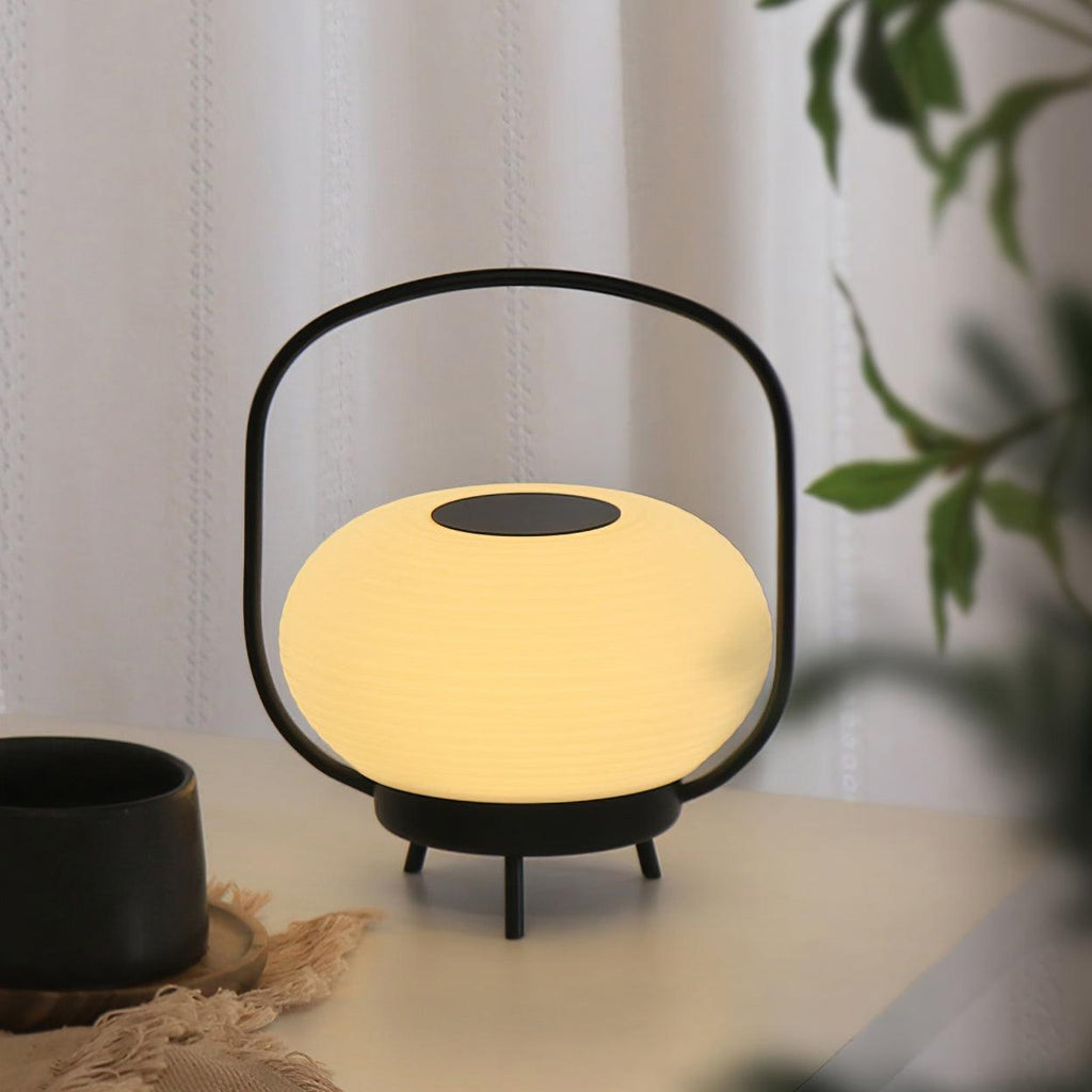 Masker Sculpted Globe Table Light
