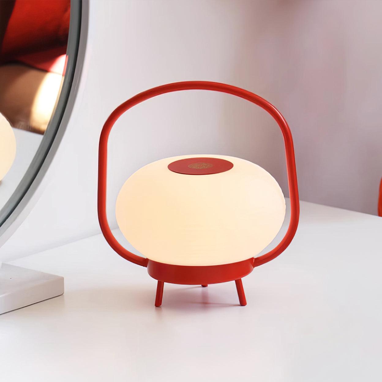 Masker Sculpted Globe Table Light