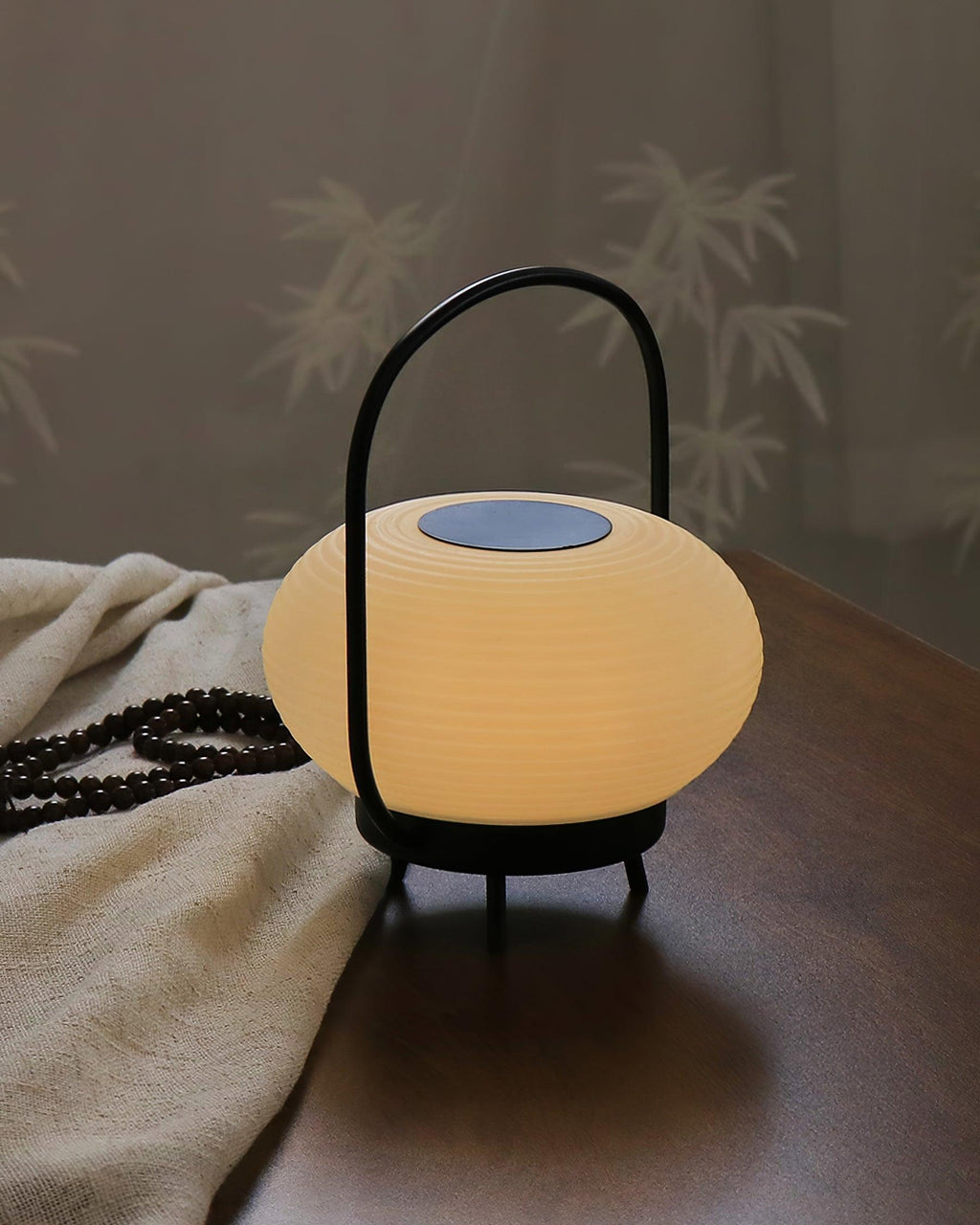 Masker Sculpted Globe Table Light