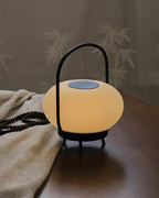 Masker Sculpted Globe Table Light