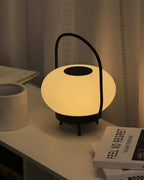 Masker Sculpted Globe Table Light