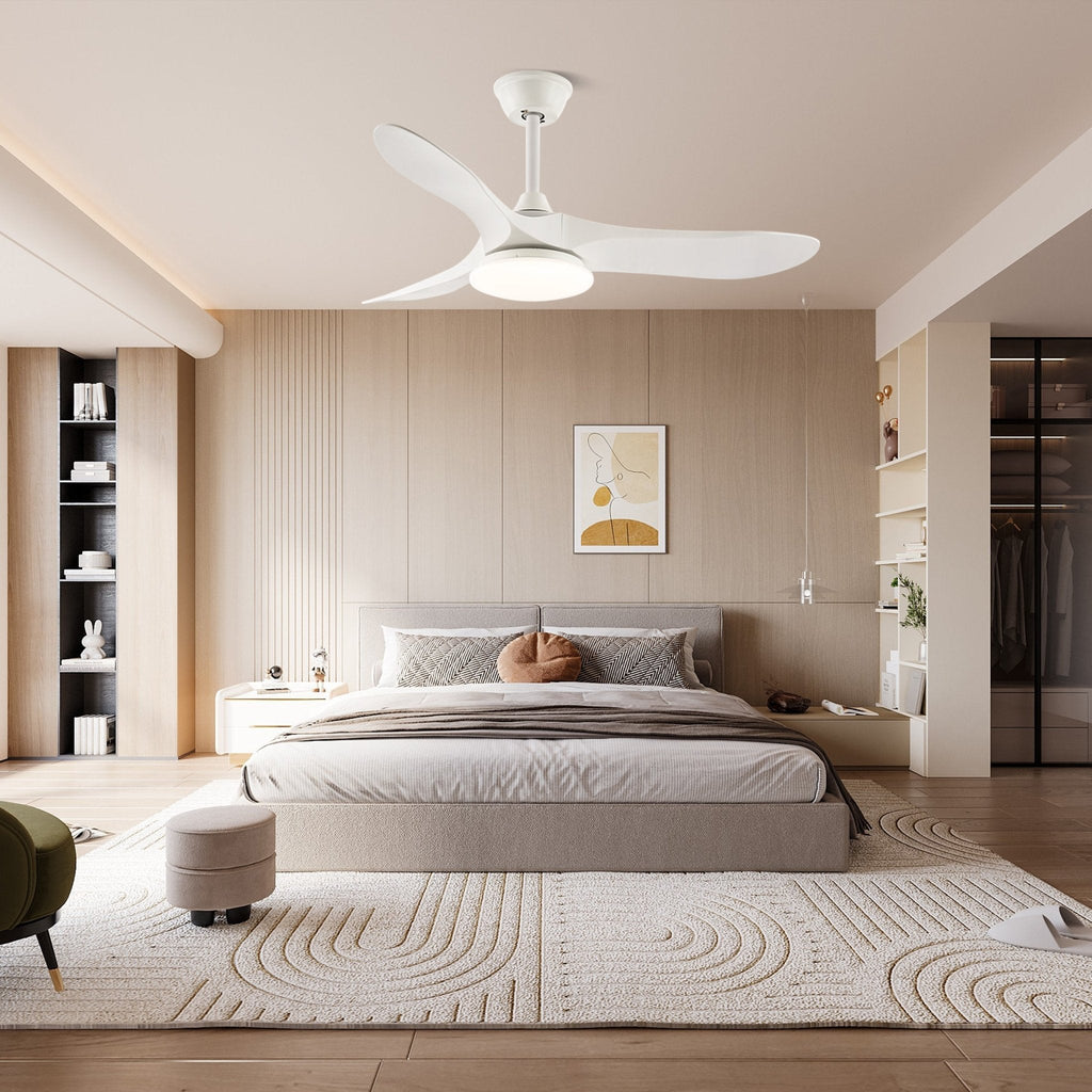 Artisan Woodgrain ABS Blade Fan Light