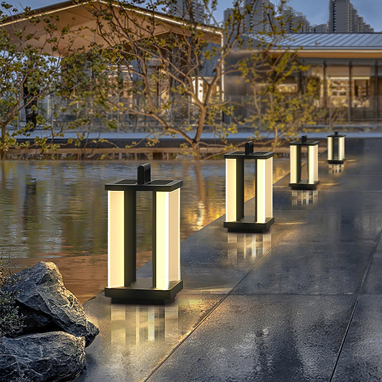 MetroLuxe Minimal Steel Walkway Light