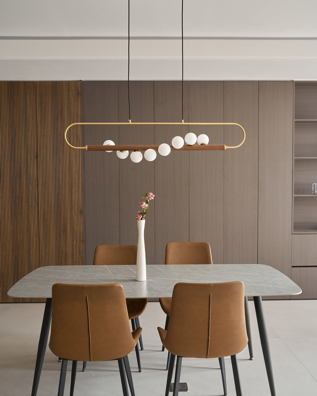 Zeta Sculpted Globe Chandelier