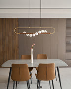 Zeta Sculpted Globe Chandelier