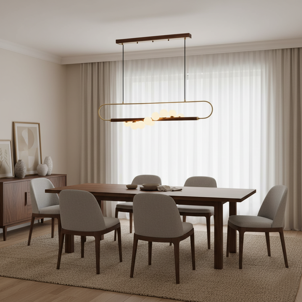 Zeta Sculpted Globe Chandelier