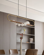 Zeta Sculpted Globe Chandelier