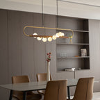 Zeta Sculpted Globe Chandelier