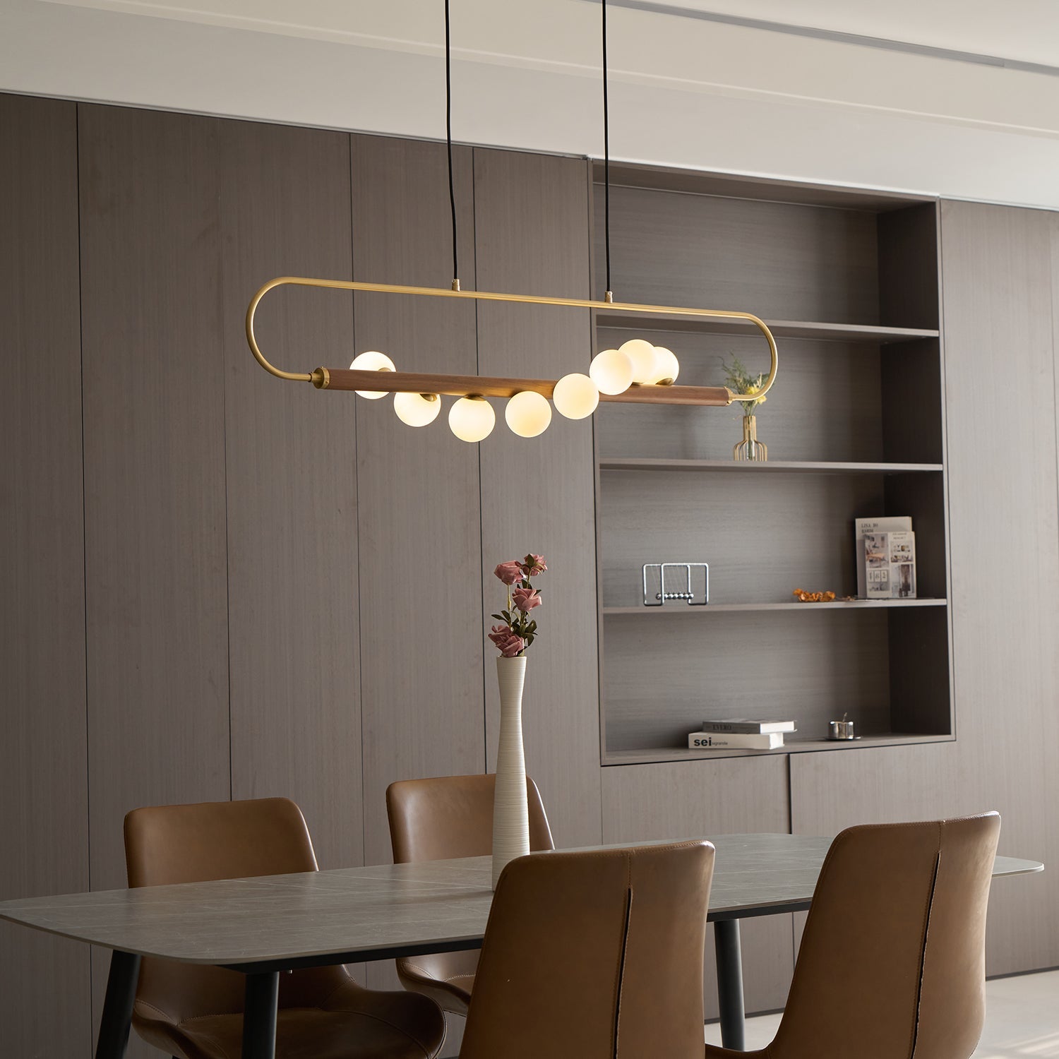 Zeta Sculpted Globe Chandelier