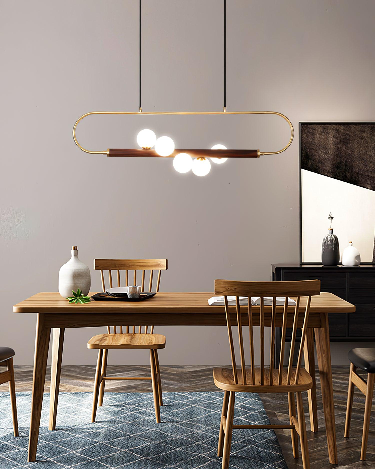 Zeta Sculpted Globe Chandelier