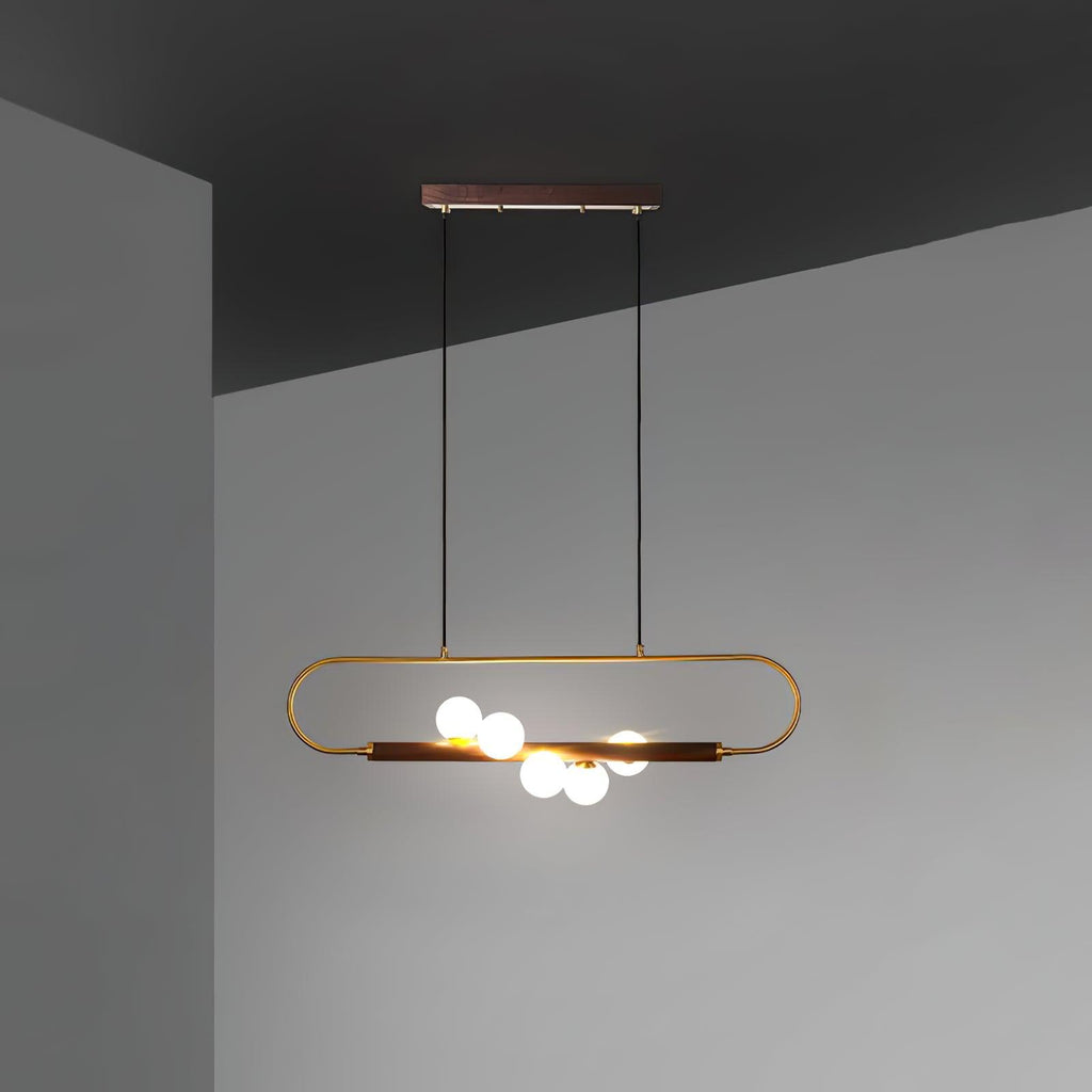 Zeta Sculpted Globe Chandelier