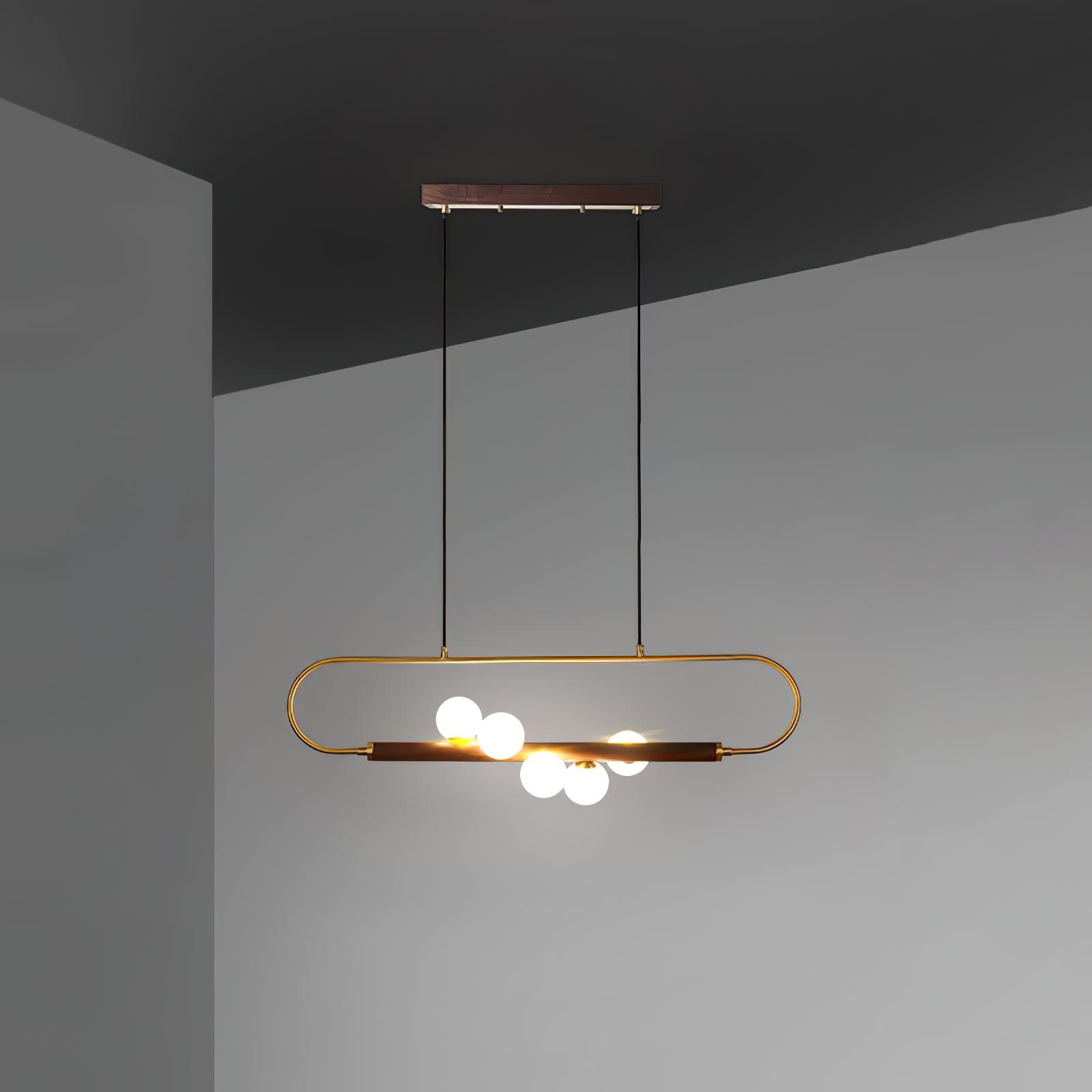 Zeta Sculpted Globe Chandelier