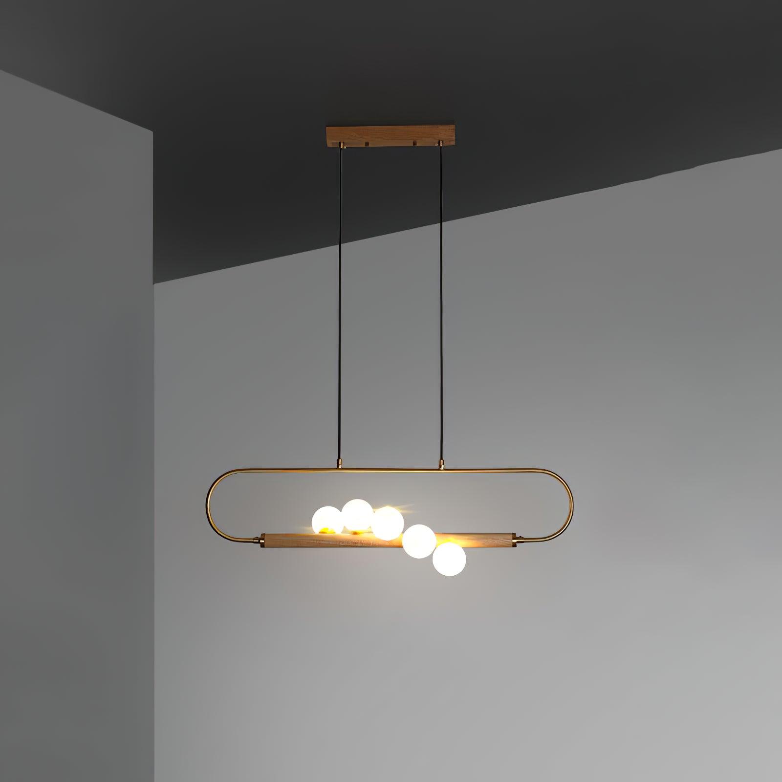 Zeta Sculpted Globe Chandelier