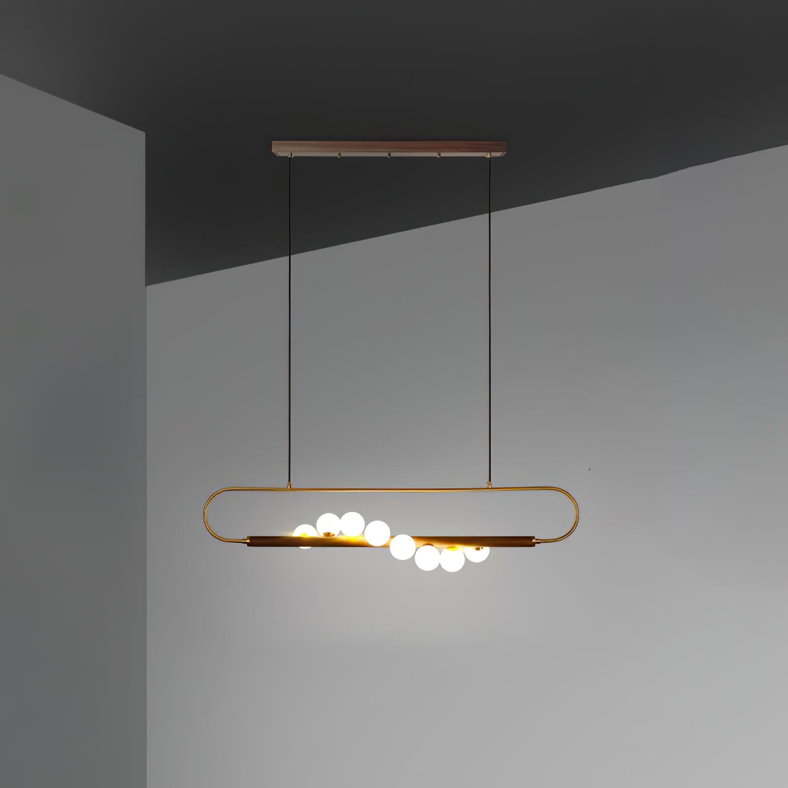 Zeta Sculpted Globe Chandelier