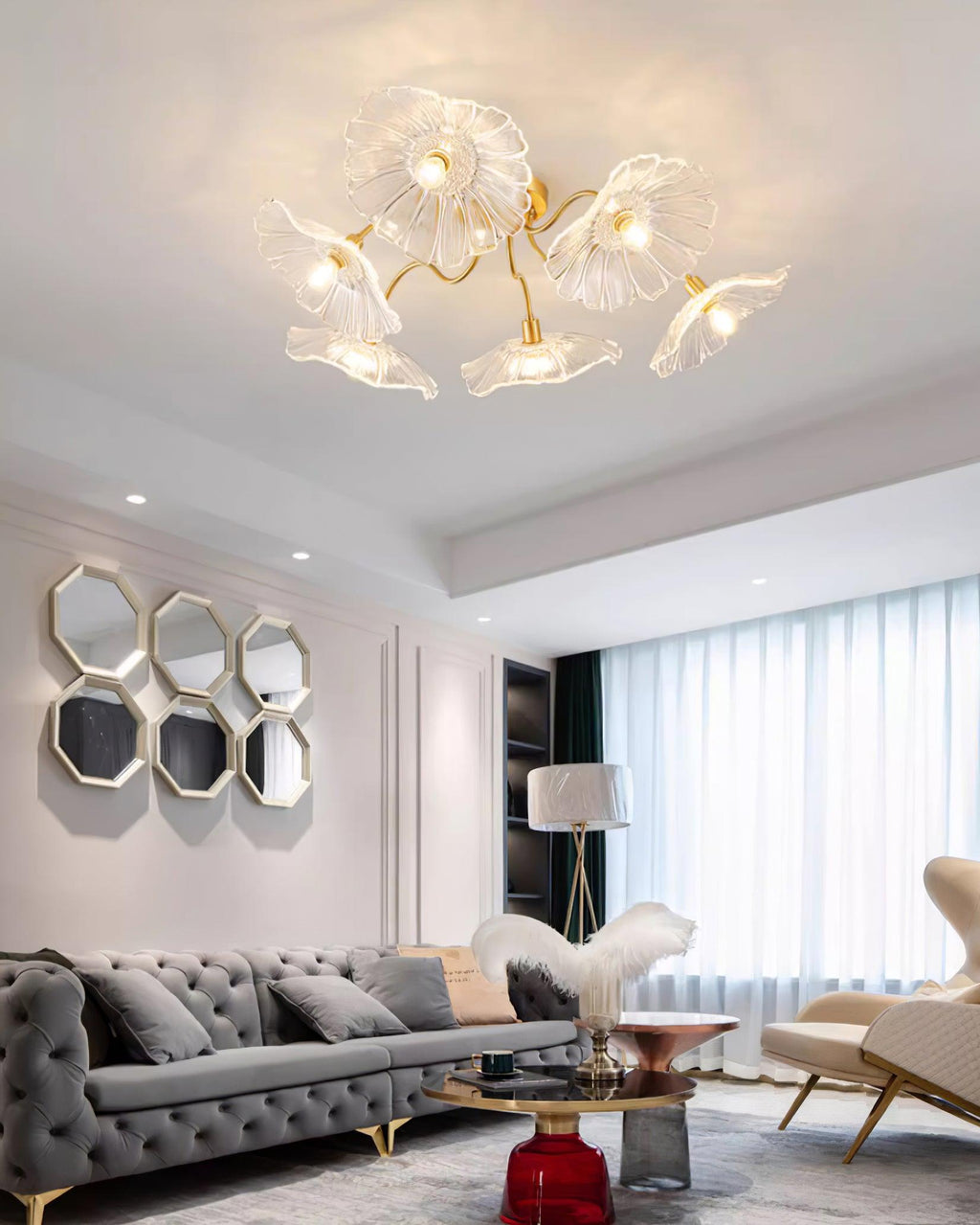 Murano Petal Form Light