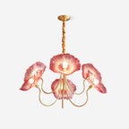 Murano Floral Glass Chandelier