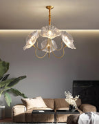 Murano Floral Glass Chandelier