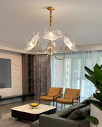 Murano Floral Glass Chandelier