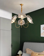 Murano Floral Glass Chandelier