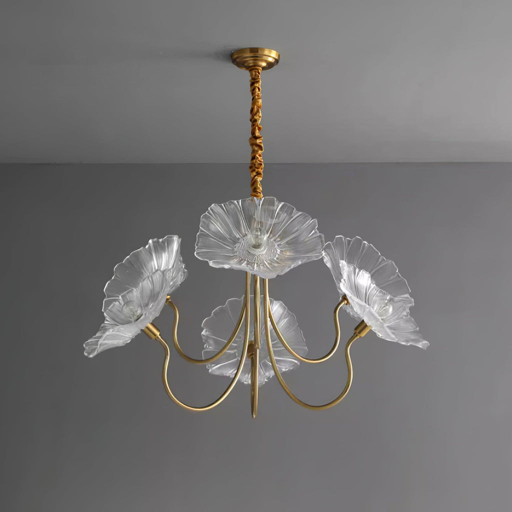 Murano Floral Glass Chandelier
