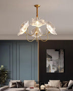 Murano Floral Glass Chandelier