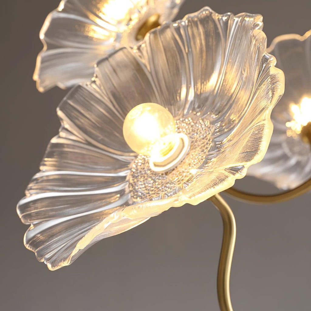 Murano Floral Glass Chandelier