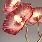 Murano Floral Glass Chandelier