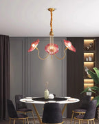 Murano Floral Glass Chandelier