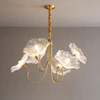 Murano Floral Glass Chandelier