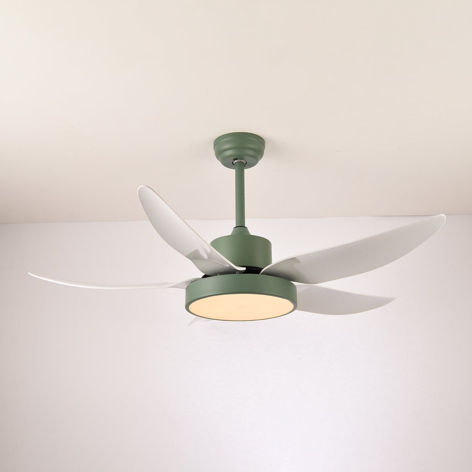 Noctura Glide Designer Black Ceiling Fan Light