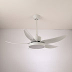 Noctura Glide Designer Black Ceiling Fan Light