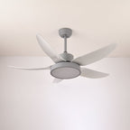 Noctura Glide Designer Black Ceiling Fan Light