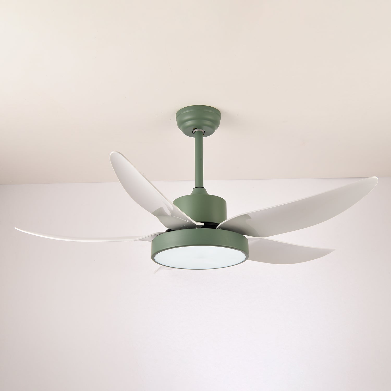 Noctura Glide Designer Black Ceiling Fan Light
