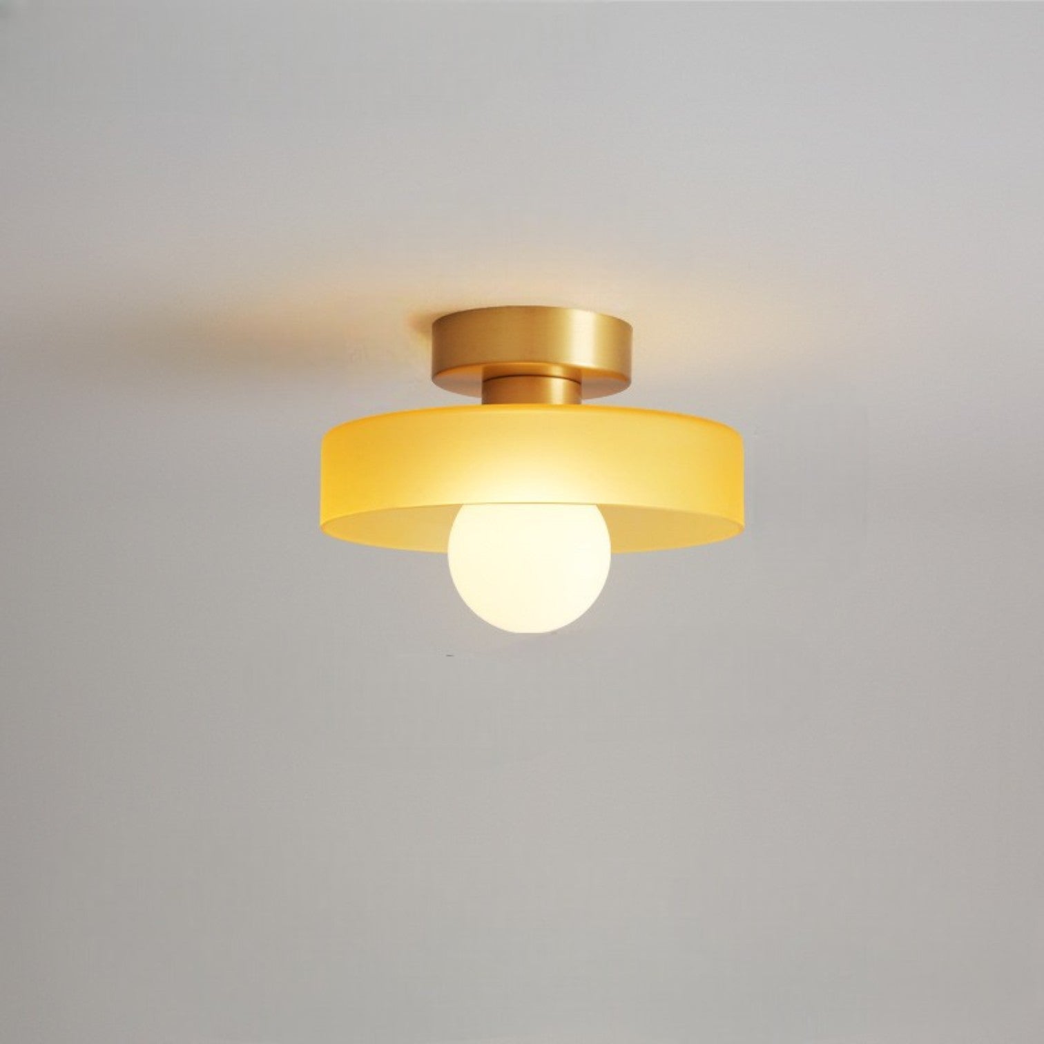 French Bauhaus Ceiling Light