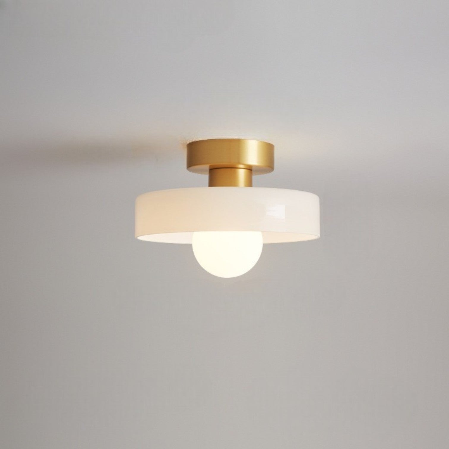 French Bauhaus Ceiling Light