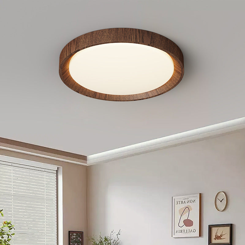 Dark Wooden Ceiling Light
