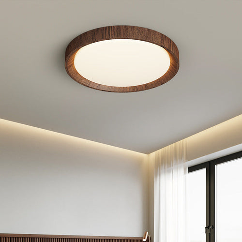 Dark Wooden Ceiling Light