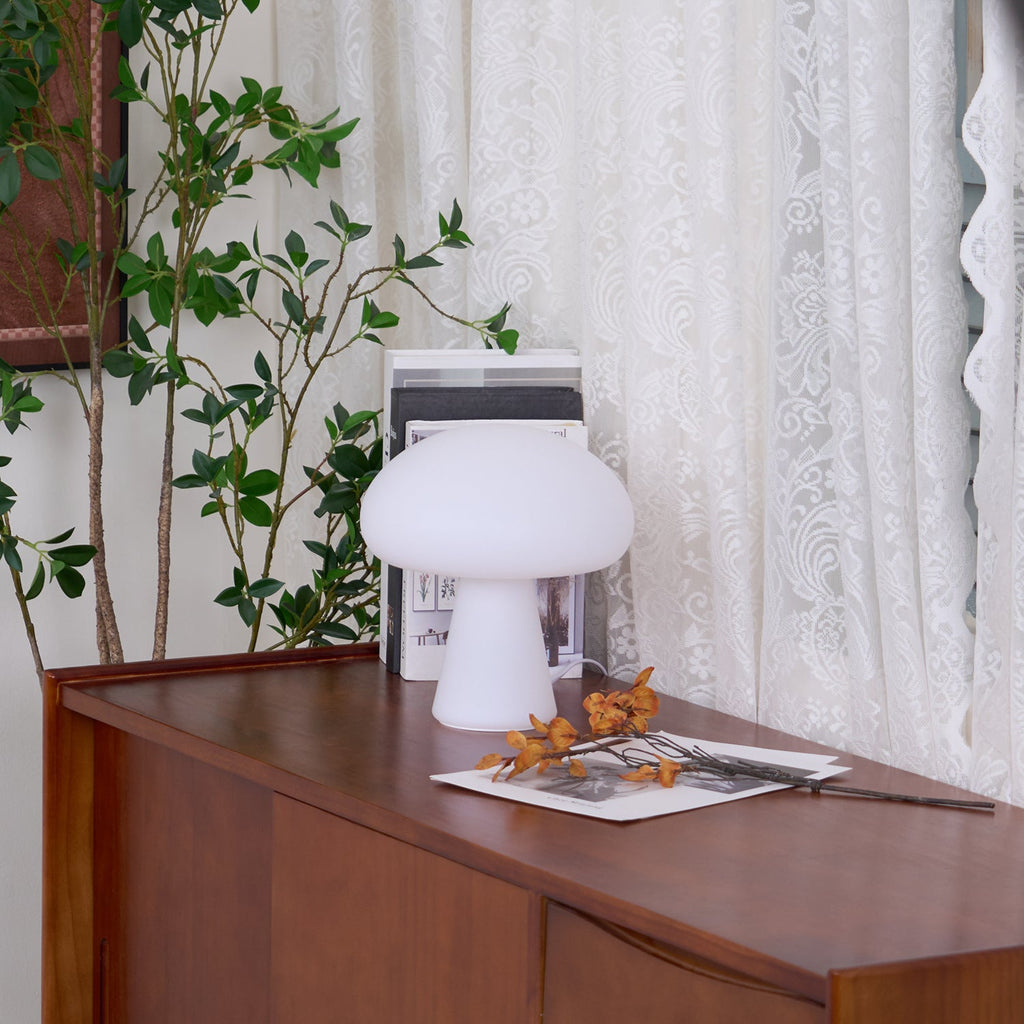 Obello Arc Glass Table Lamp