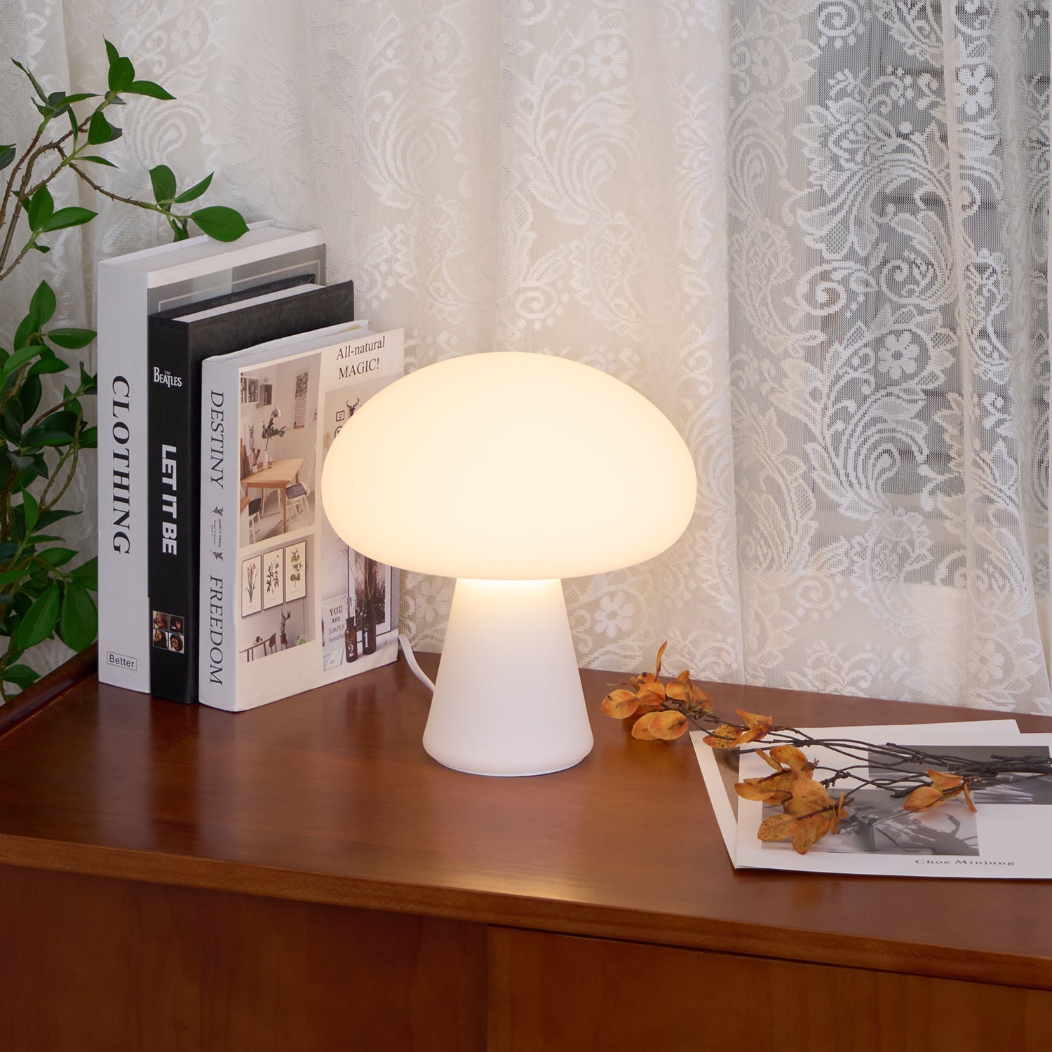 Obello Arc Glass Table Lamp