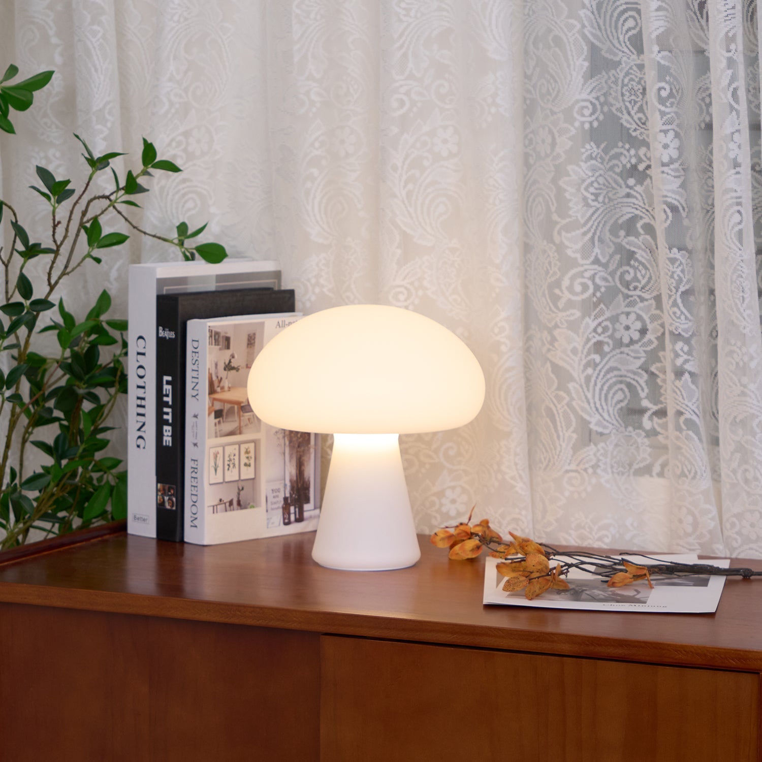 Obello Arc Glass Table Lamp