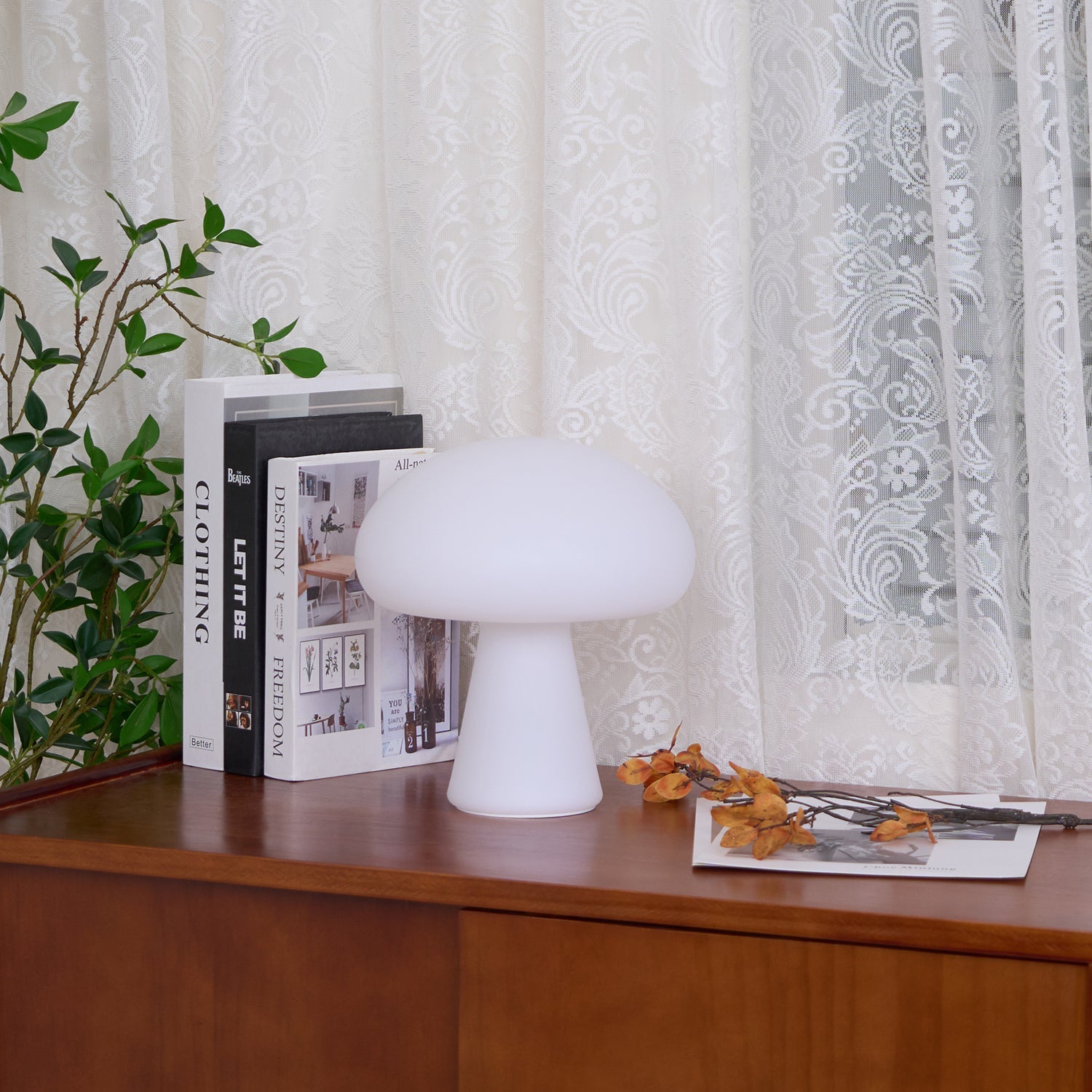 Obello Arc Glass Table Lamp