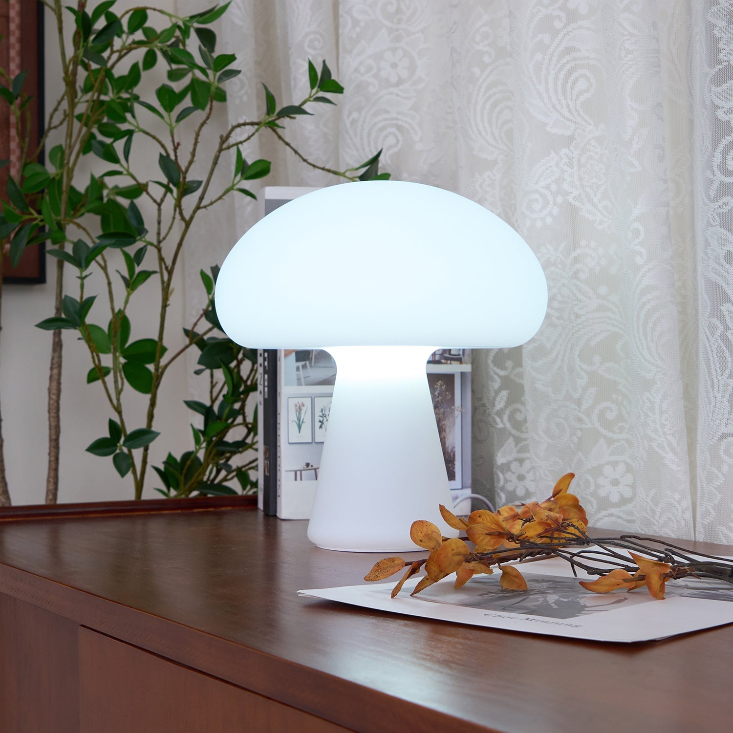 Obello Arc Glass Table Lamp