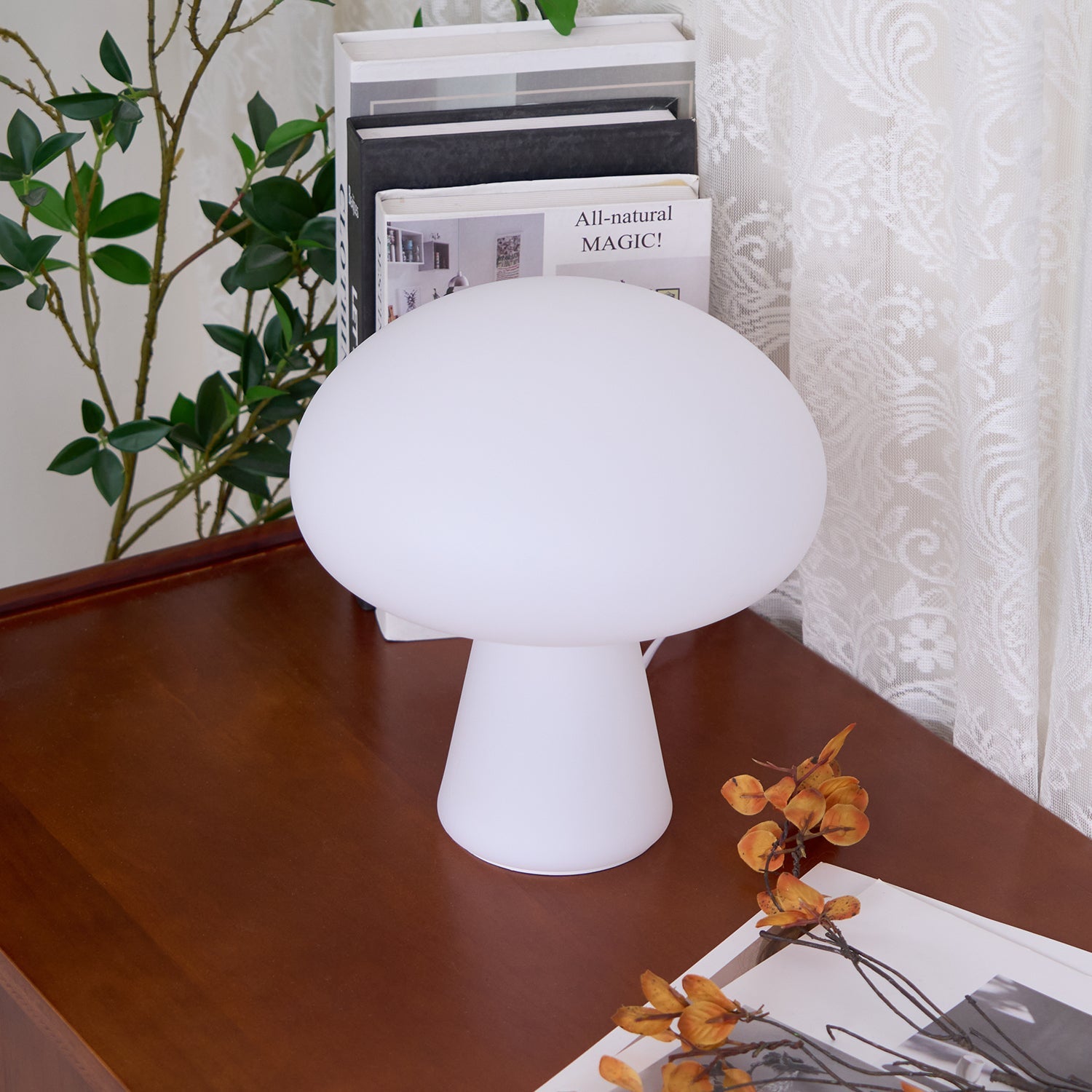 Obello Arc Glass Table Lamp