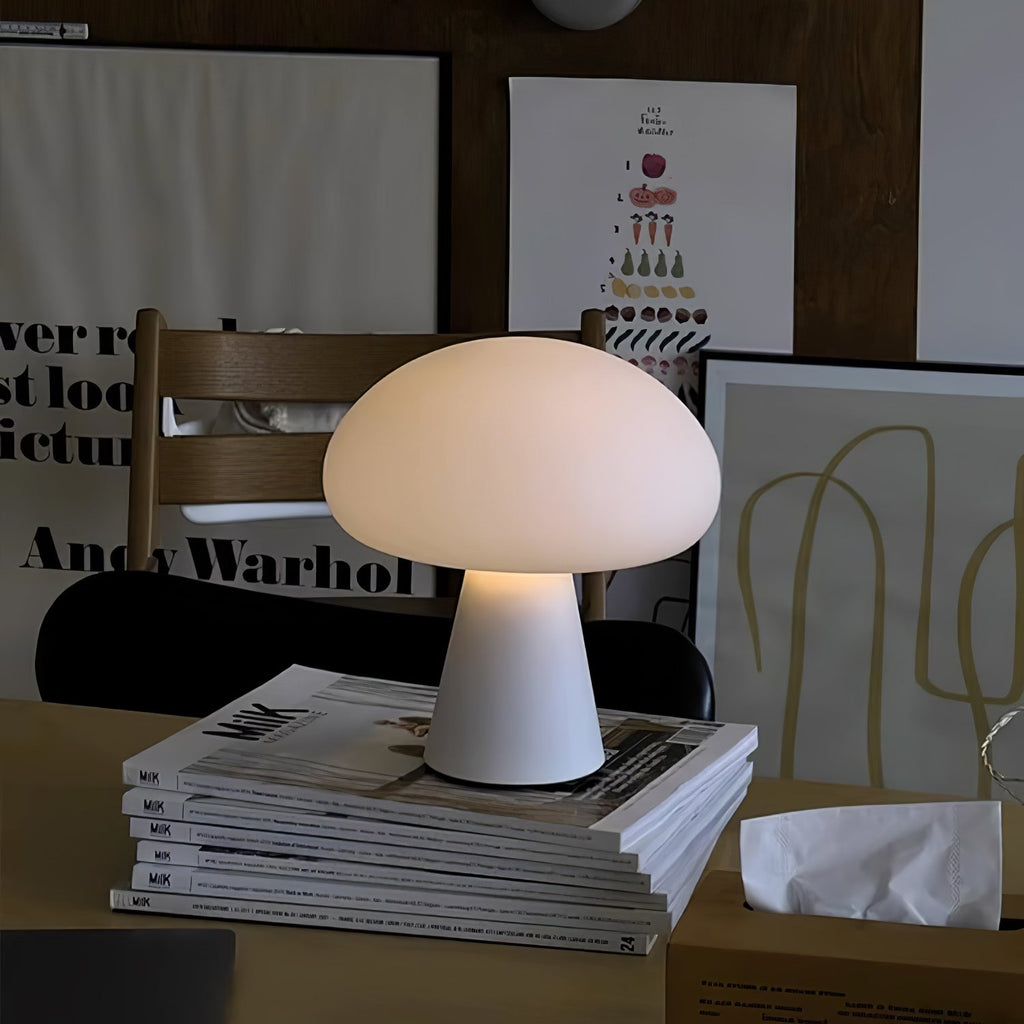 Obello Arc Glass Table Lamp